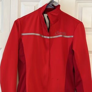 Women’s Castelli Wind Stopper Red Cycling Jacket size medium